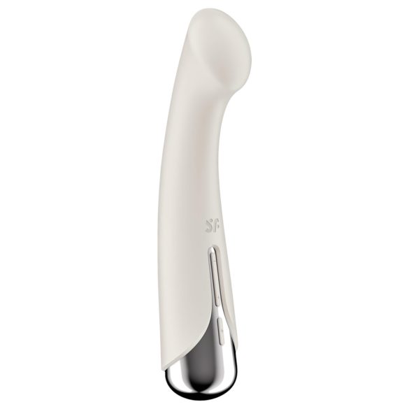 Satisfyer Spinning G-Spot 1 - Obracający się wibrator punktu G (beżowy)