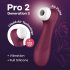 Satisfyer Pro 2 Gen3 - czerwony wibrujący masażer na łechtaczkę