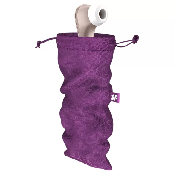 Satisfyer Treasure Bag L - dyskretna torba do przechowywania - średnia (fioletowa)
