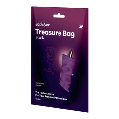   Satisfyer Treasure Bag L - torba do przechowywania zabawek erotycznych - średnia (fioletowa)