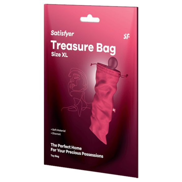 Satisfyer Treasure Bag XL - torba na zabawki - ekstra duża (różowa)