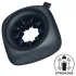 Satisfyer Ring Stroker - akumulatorowy, wibrujący masturbator (czarny)
