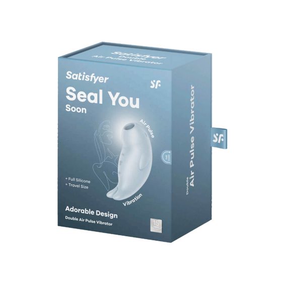 Satisfyer Seal You Soon - ładowalny stymulator łechtaczki z falami powietrza (niebieski)