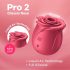 Satisfyer Pro 2 Rose Classic - stymulator łechtaczkowy (czerwony)