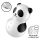 Satisfyer Pocket Panda - stymulujący masażer łechtaczki (czarny)