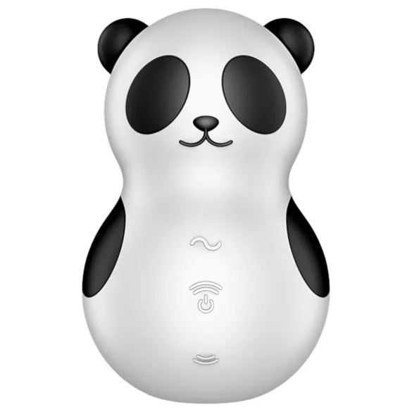 Satisfyer Pocket Panda - stymulator łechtaczki z falami powietrza - czarny