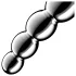 Satisfyer Star Force 1 - dildo kulkowy - stal nierdzewna - srebrny