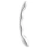 Satisfyer Cosmic Crest 2 - stalowy dildo falowany - srebrny