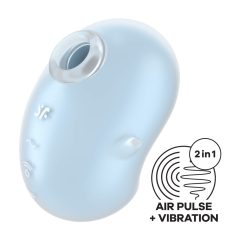   Satisfyer Cutie Ghost - ładowalny stymulator łechtaczki z falami powietrza (niebieski)