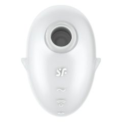   Satisfyer Cutie Ghost - bezprzewodowy stymulator łechtaczki z falami powietrza (biały)