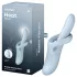 Satisfyer Heat Flex 4 - wibrator z nagrzewającym się ramieniem łechtaczkowym (niebieski)