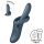 Satisfyer Heat Flex 4 - podgrzewany wibrator z ramieniem łechtaczki (szary)