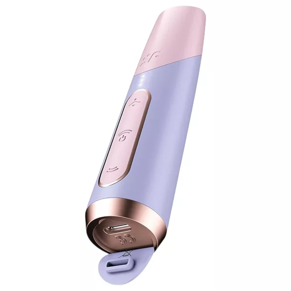 Satisfyer Bold Kiss - wibrator do łechtaczki z falami powietrza - różowy
