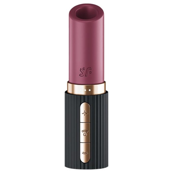 Satisfyer Pro 2 Kiss - wibrująca szminka na falach powietrza (czarna)
