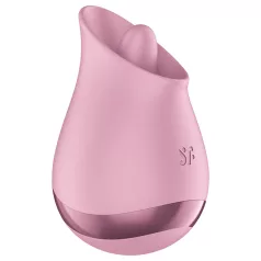   Satisfyer Tongue Player - wibrator do łechtaczki z języczkiem - silikon różowy