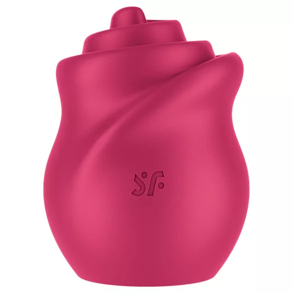 Satisfyer Tongue Twister - wibrator do łechtaczki z rotującym językiem - różowy