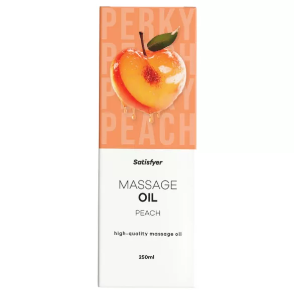 Satisfyer - olejek do masażu - brzoskwinia - 250ml