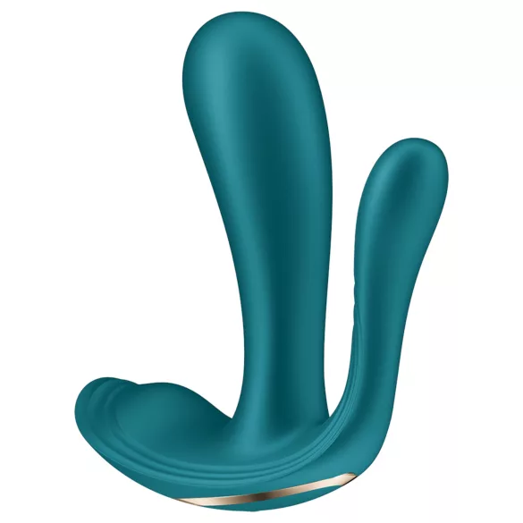 Satisfyer Top Secret+ - wibrujący stymulator noszony w bieliźnie - zielony