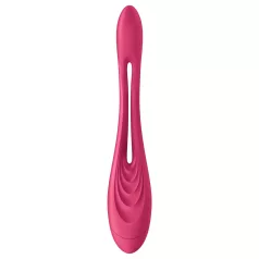 Satisfyer - wibrator dla par - elastyczny - silikon różowy
