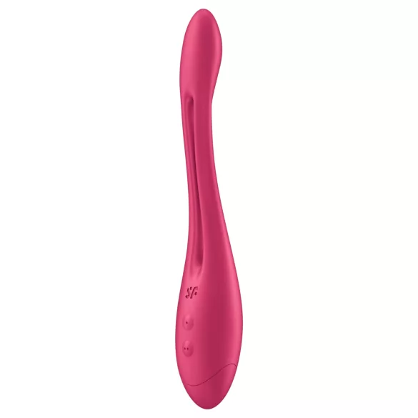 Satisfyer - wibrator dla par - elastyczny - silikon różowy