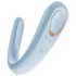 Satisfyer Double Classic - wibrator dla par (niebieski)