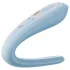 Satisfyer Double Classic - wibrator dla par (niebieski)