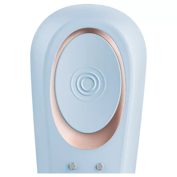 Satisfyer Double Classic - wibrator dla par (niebieski)