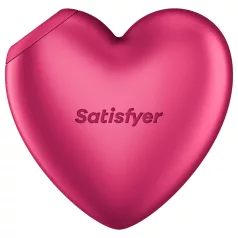  Satisfyer Cutie Heart - stymulator łechtaczki na fale powietrzne - różowy
