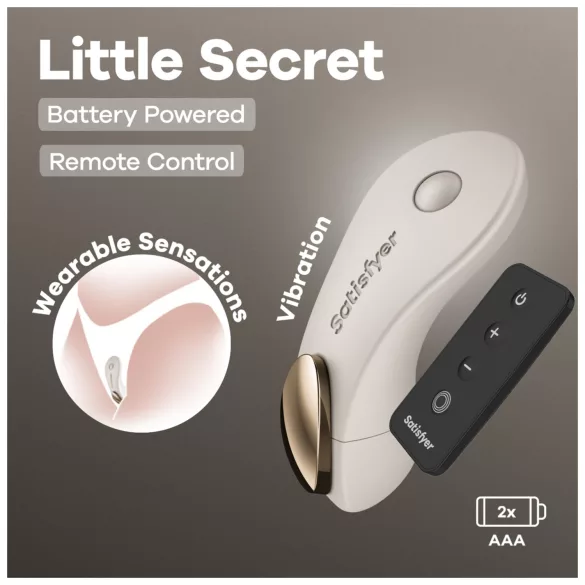 Satisfyer - wibrator do majtek - biały