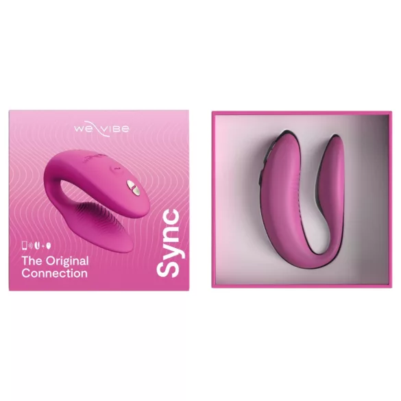 We-Vibe Sync - wibrator dla par sterowany aplikacją i pilotem (różowy)