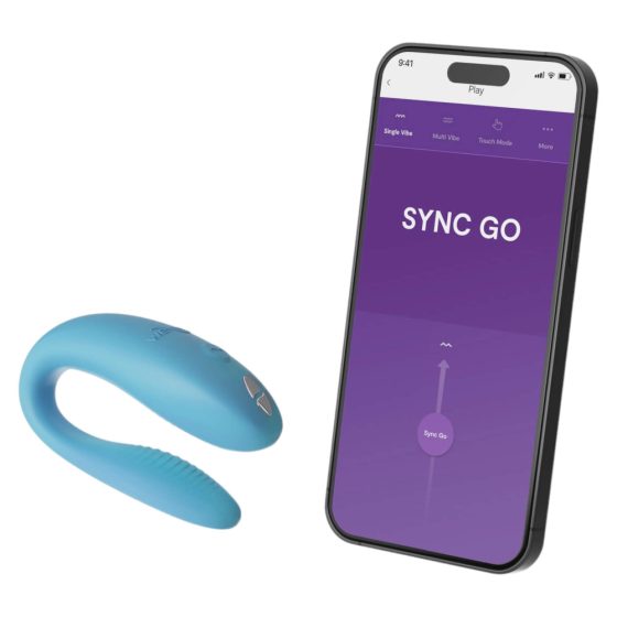 We-Vibe Sync Go - inteligentny wibrator z akumulatorem (turkusowy)