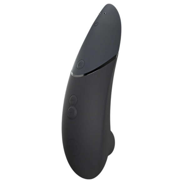 Womanizer Next - akumulatorowy stymulator łechtaczki falami powietrza (czarny)