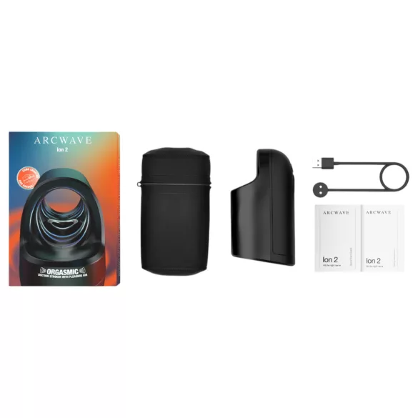 Arcwave Ion2 - masturbator z falami powietrza - czarny