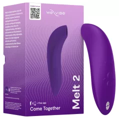   We-Vibe Melt 2 - sterowany aplikacją stymulator łechtaczki z falami powietrza (fioletowy)