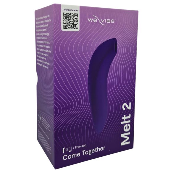 We-Vibe Melt 2 - inteligentny stymulator łechtaczki (fioletowy)
