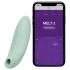We-Vibe Melt 2 - bezprzewodowy stymulator łechtaczki falami powietrza sterowany aplikacją (turkusowy)