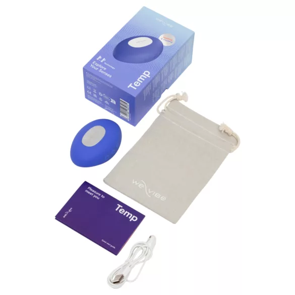 We-Vibe Temp - chłodząco-rozgrzewający wibrator do łechtaczki (niebieski)