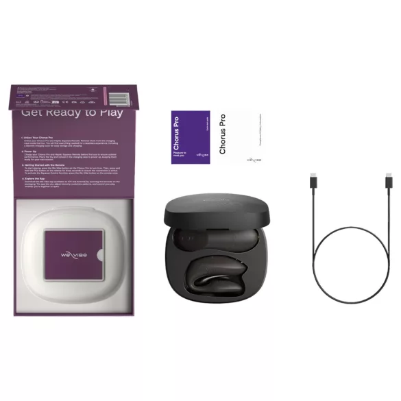 We-Vibe Chorus Pro - inteligentny, zdalnie sterowany wibrator dla par (czarny)