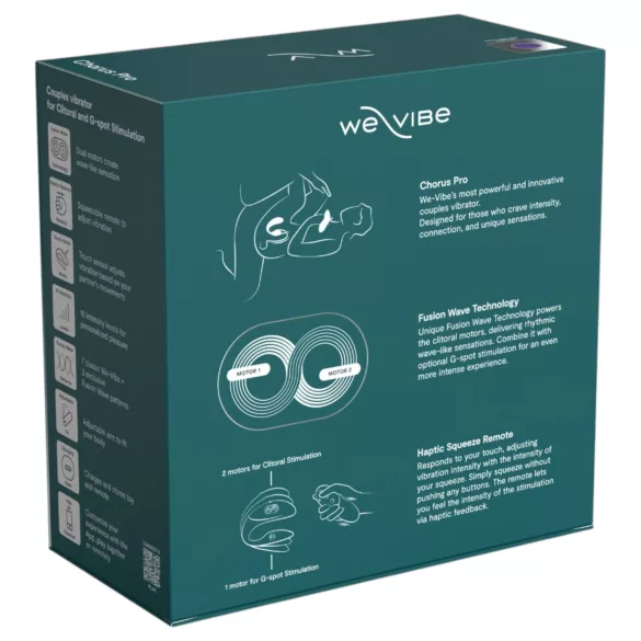 We-Vibe Chorus Pro - wibrator dla par sterowany aplikacją i pilotem (fioletowy)