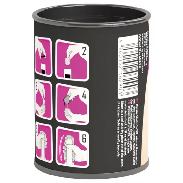 Mystim - masturbator męski z wypustkami Dotty Dora - biały