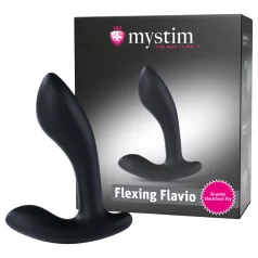 Mystim - wibrator do prostaty z elektrostymulacją - czarny