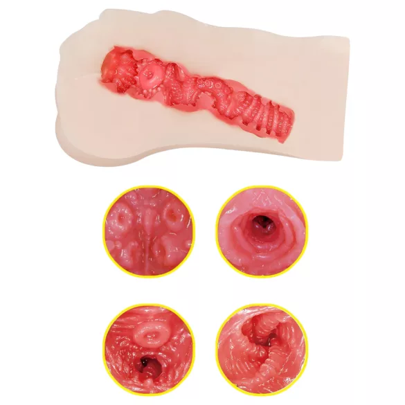 TAMASHII Neighbor Girl - silikonowa pochwa masturbator (naturalna)