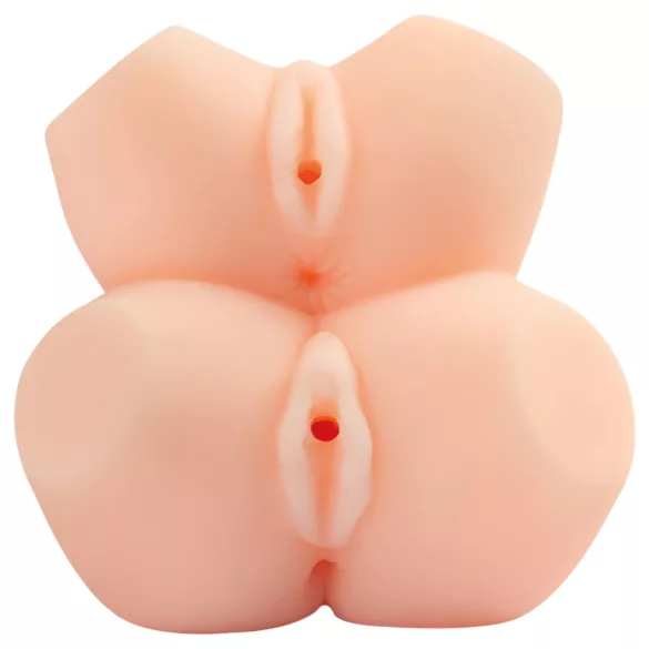 TAMASHII Mother and Daughter - podwójny masturbator hentai w formie pochwy (naturalny kolor)