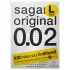Sagami Original 0,02 L - prezerwatywy - ultracienkie - 58mm - 3 sztuki