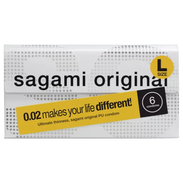 Sagami Original 0.02 L - prezerwatywy - 58mm - 6 sztuk