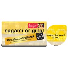 Sagami Original 0,02 XL - prezerwatywy - 61mm (6szt.)