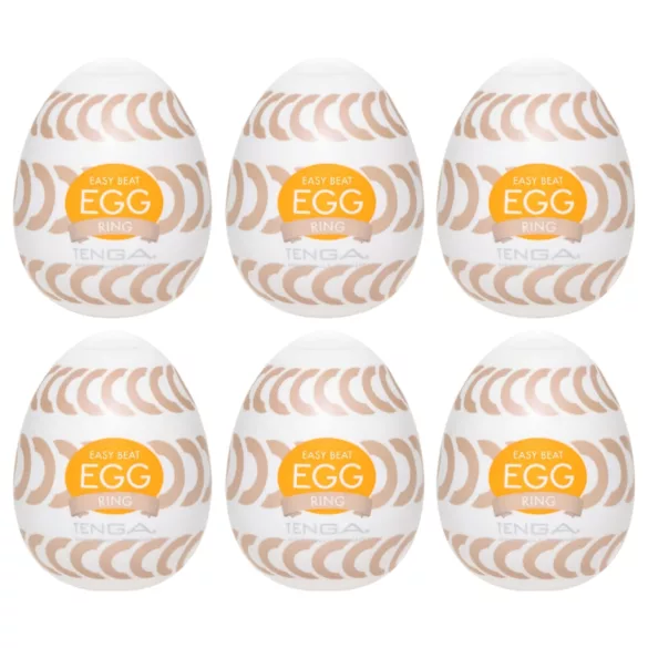 TENGA Egg Ring - masturbator jajowaty - zestaw 6 sztuk