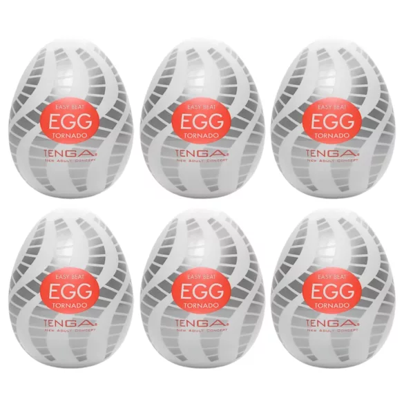 TENGA Egg Tornado - masturbator jajko - zestaw 6 sztuk