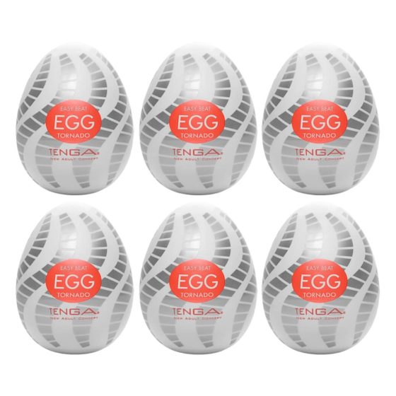 TENGA Egg Tornado - jajko do masturbacji (6 sztuk)