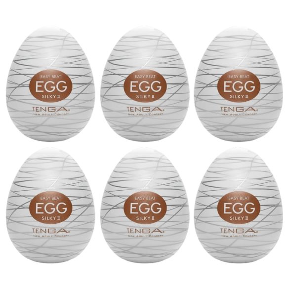 TENGA Egg Silky II - jajko masturbacyjne (6 szt.)